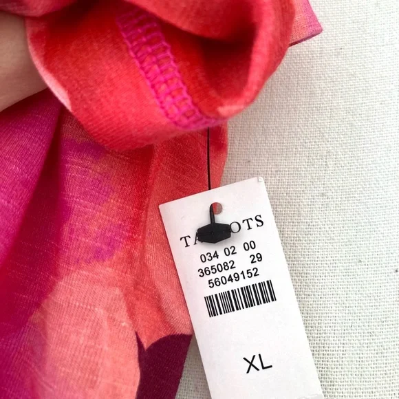 NWT Talbots BLENDED FLORAL CROSS BACK Top Size XL - Picture 8 of 10